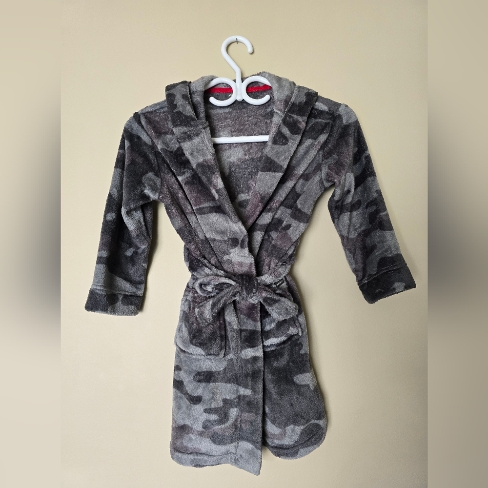 Eddie Bauer Kids Camo Pajama Robe US Size 4 5